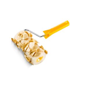 Bőr - rongy struktúra henger nyéllel - 18 cm