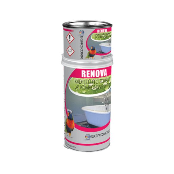Egrokorr Renova Kádfelújító festék - Fehér -  "A" / " B" komponens - 0,5 kg / 0,12 kg