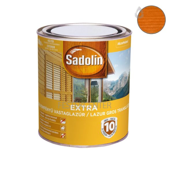 Sadolin Extra kültéri vastaglazúr - mahagóni - 0,75 l