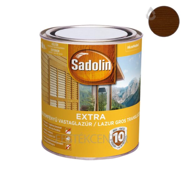 Sadolin Extra kültéri vastaglazúr - paliszander - 0,75 l