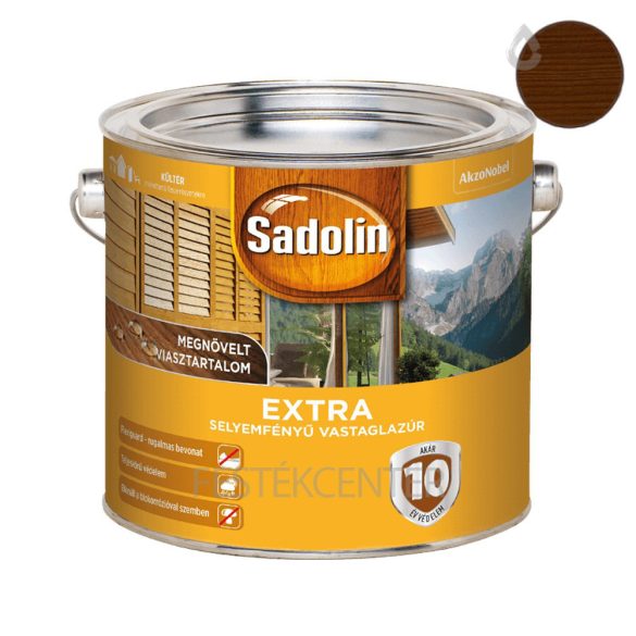 Sadolin Extra kültéri vastaglazúr - paliszander - 2,5 l