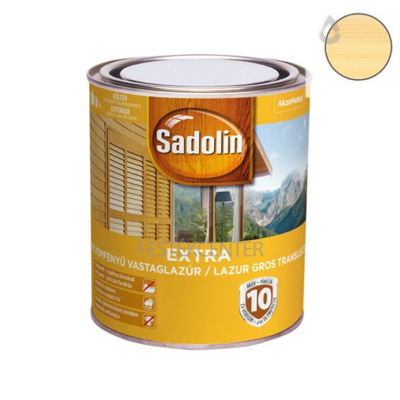 Sadolin Extra kültéri vastaglazúr - színtelen - 0,75 l