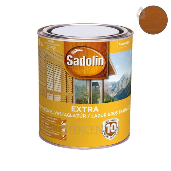 Sadolin Extra kültéri vastaglazúr - rusztikus tölgy - 0,75 l