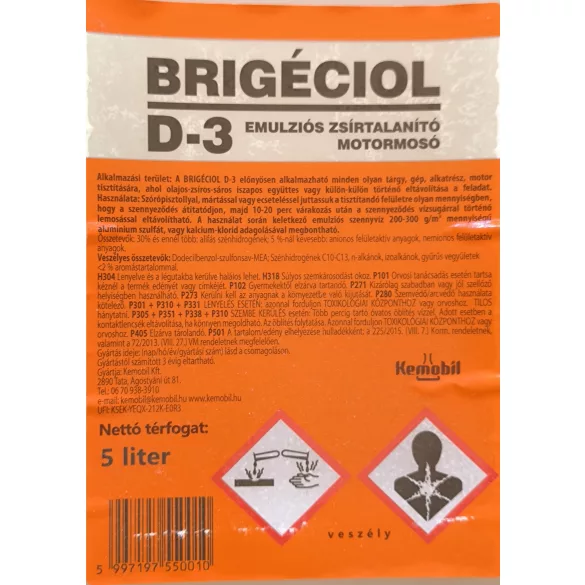Brigéciol D-3 motormosó - 5 l