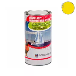   Dunaplaszt Műanyag hajófesték - RAL 1018 - sárga - "A" komponens - 0,5 kg