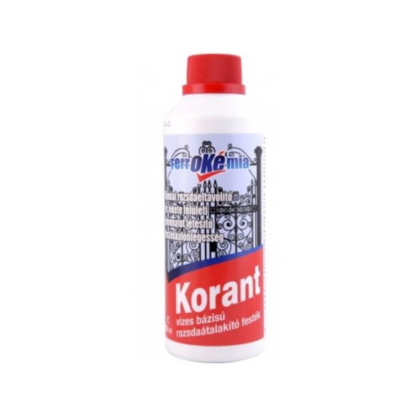 Ferrokémia Korant rozsdaátalakító festék - fekete - 500 ml