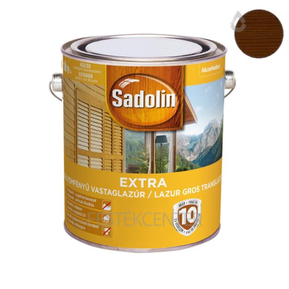 Sadolin Extra kültéri vastaglazúr - paliszander - 5 l