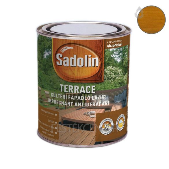 Sadolin Terrace kültéri fapadló lazúr - fenyő - 0,75 l