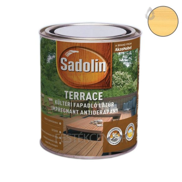 Sadolin Terrace kültéri fapadló lazúr - színtelen - 0,75 l