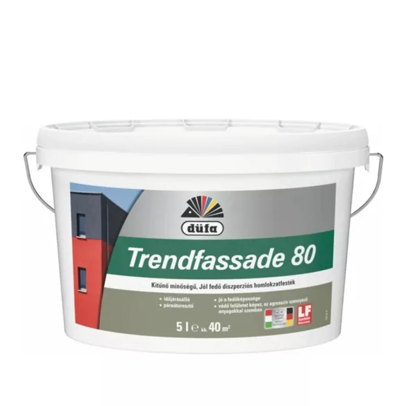 Düfa Trendfassade HD80 homlokzatfesték - fehér - 5 l