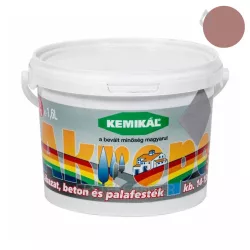   Kemikál Akropol lábazat- pala- és betonfesték - középbarna - 4 l