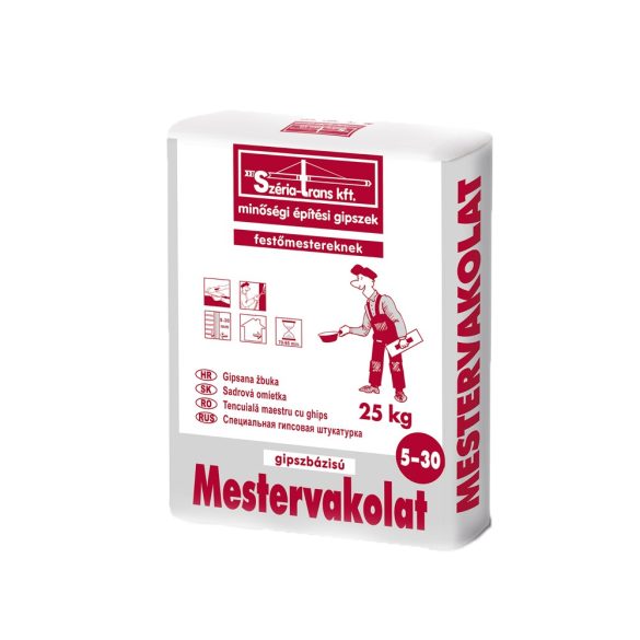 Széria mestervakolat (5-30 mm) - 25 kg