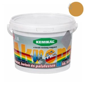 Kemikál Akropol lábazat- pala- és betonfesték - okker - 4 l