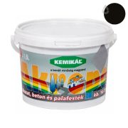   Kemikál Akropol lábazat- pala- és betonfesték - fekete - 1,6 l