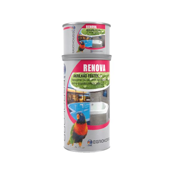 Egrokorr Renova Akrilkád festék - Fehér  "A" / "B" komponens - 0,5 kg/0,1 kg