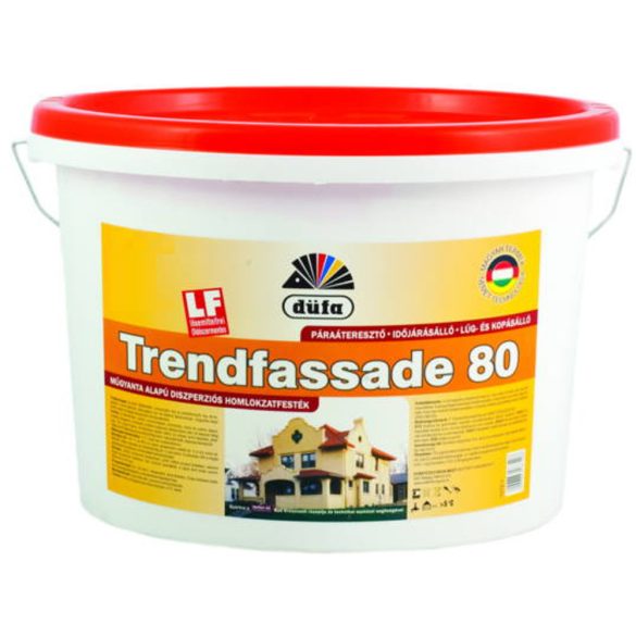 Düfa Trendfassade HD80 homlokzatfesték - fehér - 2,5 l