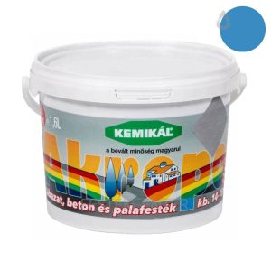 Kemikál Akropol lábazat- pala- és betonfesték - középkék - 1,6 l