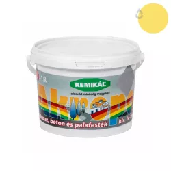   Kemikál Akropol lábazat- pala- és betonfesték - sárga - 1,6 l