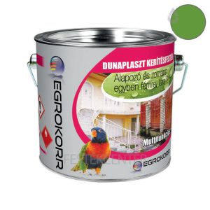 Egrokorr Dunaplaszt kerítésfesték RAL6018 - zöld - 2,5 l