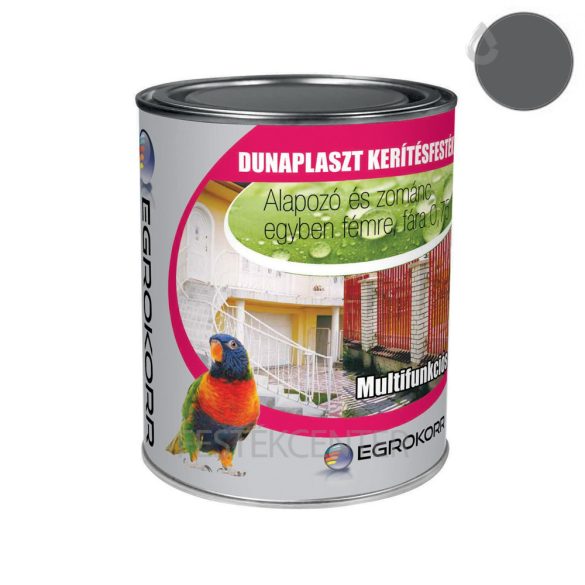 Egrokorr Dunaplaszt kerítésfesték - antracit - 0,75 l