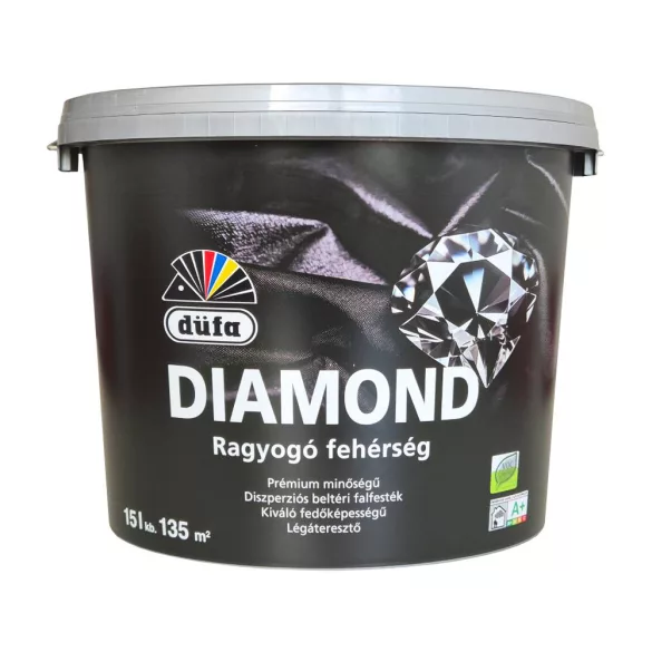 Düfa Diamond beltéri falfesték - fehér - 15 l