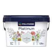   Poli-Farbe Platinum L30 egyrétegű beltéri falfesték - lisztes üröm - 2,5 l