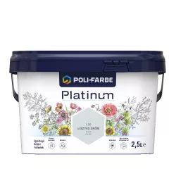   Poli-Farbe Platinum L30 egyrétegű beltéri falfesték - lisztes üröm - 2,5 l