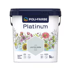   Poli-Farbe Platinum L30 egyrétegű beltéri falfesték - lisztes üröm - 5 l
