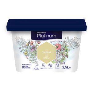 Poli-Farbe Platinum V30 egyrétegű beltéri falfesték - vasvirág - 2,5 l