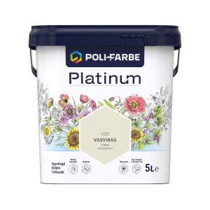 Poli-Farbe Platinum V30 egyrétegű beltéri falfesték - vasvirág - 5 l