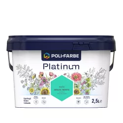   Poli-Farbe Platinum BM50 egyrétegű beltéri falfesték - brazil menta - 2,5 l