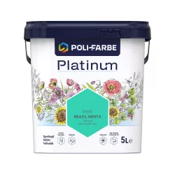   Poli-Farbe Platinum BM50 egyrétegű beltéri falfesték - brazil menta - 5 l