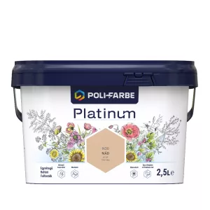 Poli-Farbe Platinum N30 egyrétegű beltéri falfesték - nád - 2,5 l