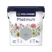   Poli-Farbe Platinum E40 egyrétegű beltéri falfesték - ezüstfa - 5 l