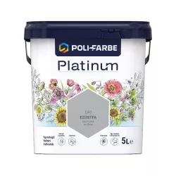   Poli-Farbe Platinum E40 egyrétegű beltéri falfesték - ezüstfa - 5 l