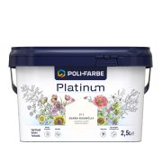   Poli-Farbe Platinum B15 egyrétegű beltéri falfesték - barna magnólia - 2,5 l