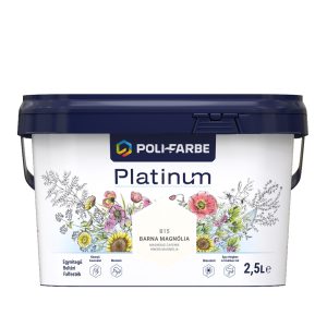 Poli-Farbe Platinum B15 egyrétegű beltéri falfesték - barna magnólia - 2,5 l