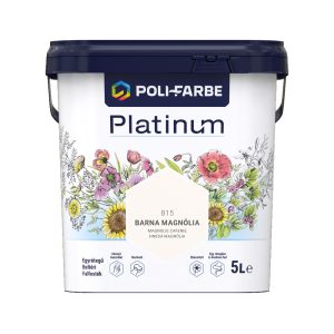 Poli-Farbe Platinum B15 egyrétegű beltéri falfesték - barna magnólia - 5 l