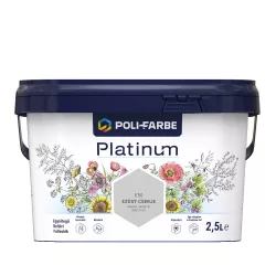   Poli-Farbe Platinum E50 egyrétegű beltéri falfesték - ezüst cserje - 2,5 l