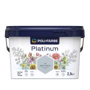   Poli-Farbe Platinum E20 egyrétegű beltéri falfesték - ezüst zsálya - 2,5 l