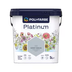   Poli-Farbe Platinum E20 egyrétegű beltéri falfesték - ezüst zsálya - 5 l