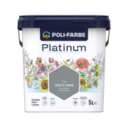   Poli-Farbe Platinum F50 egyrétegű beltéri falfesték - fekete üröm - 5 l
