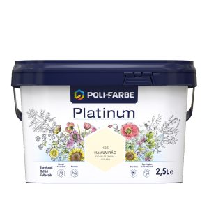 Poli-Farbe Platinum H25 egyrétegű beltéri falfesték - hamuvirág - 2,5 l