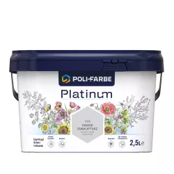   Poli-Farbe Platinum H35 egyrétegű beltéri falfesték - havasi eukaliptusz - 2,5 l