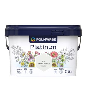 Poli-Farbe Platinum H10 egyrétegű beltéri falfesték - havasi gyopár - 2,5 l