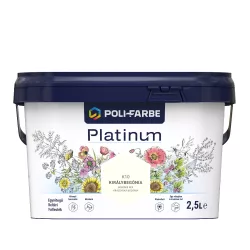   Poli-Farbe Platinum K10 egyrétegű beltéri falfesték - királybegónia - 2,5 l