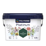   Poli-Farbe Platinum V50 egyrétegű beltéri falfesték - vesszős köles - 2,5 l