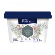   Poli-Farbe Platinum V50 egyrétegű beltéri falfesték - vesszős köles - 2,5 l