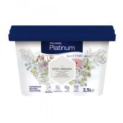   Poli-Farbe Platinum E10 egyrétegű beltéri falfesték - ezüst cinerária - 2,5 l