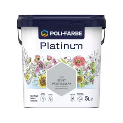   Poli-Farbe Platinum E30 egyrétegű beltéri falfesték - ezüst pázsitszulák - 5 l